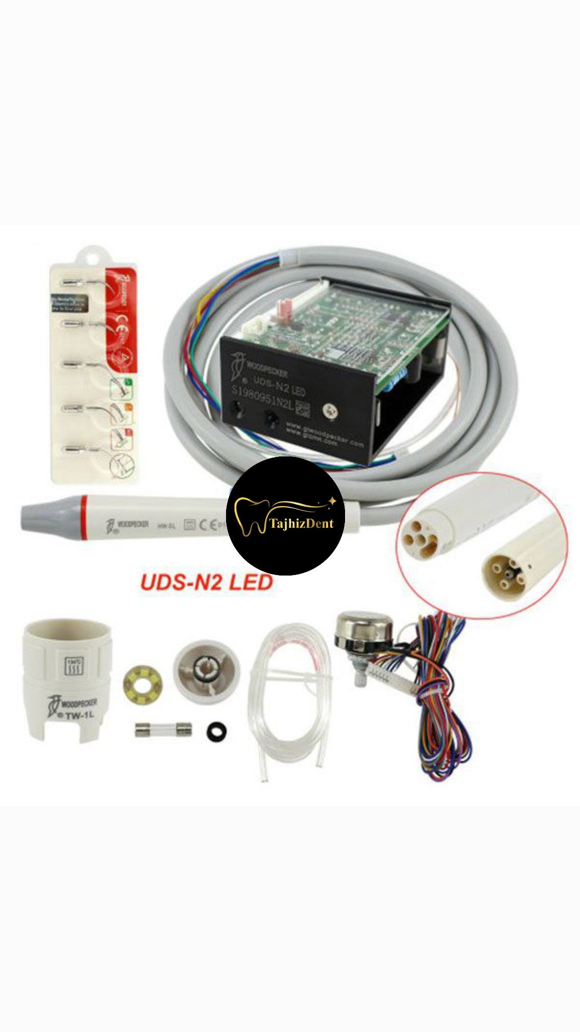 دستگاه جرم گیر داخل یونیتی وودپکر نوری مدل UDS-N2 LED + هندپیس نوری